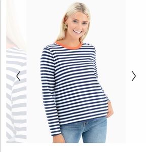 Mod ref striped ringer tee BNWOT